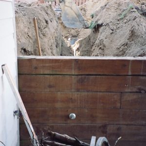 Retention Wall repair job.