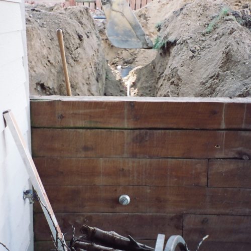 Retention Wall repair job.